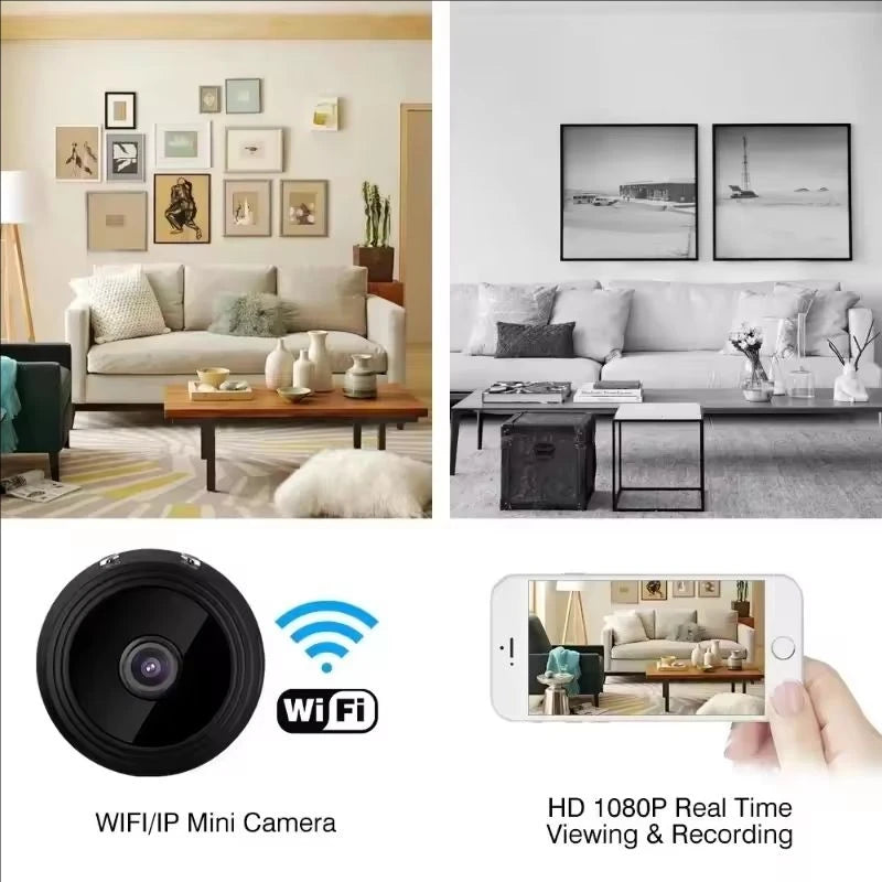 A9 WiFi Mini Camera Wireless Video Recorder Security Protection Camera Smart Home Monitoring Camera For Infants And Pets luxecrown.co.uk