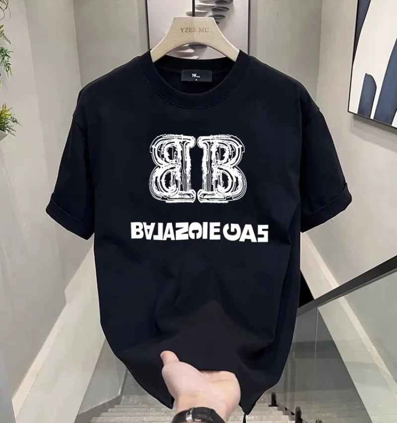 Hot Selling Loose and Comfortable Cotton T-shirts  Luxurious and Fashionable for Both Men and Women in Summer Streetsharks
