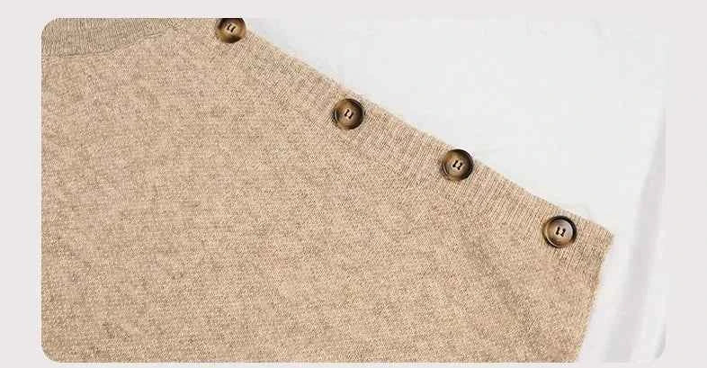 2025 Autumn Winter Shawl Cloak Sweater Solid Color Turtleneck Oversized Cape Coat Female Ponchos Pullover Knitted Bat Sleeve Top