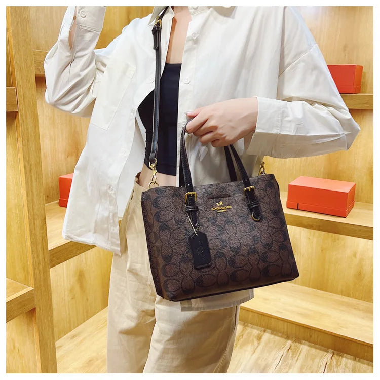 French Printed Bag 2026 New European and American Retro Luxury Fashion Casual Tote Bag Versatile Shoulder Bag Crossbody Bag luxecrown.co.uk