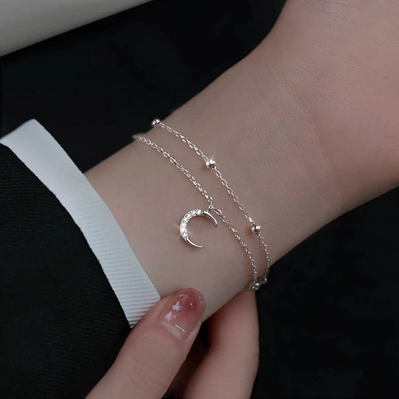 925 Sterling Silver Zircon Bracelet For Women Luxury Handy Adjustable New Ladies Jewelry Birthday Party Fashion Jewelry Gift Streetsharks