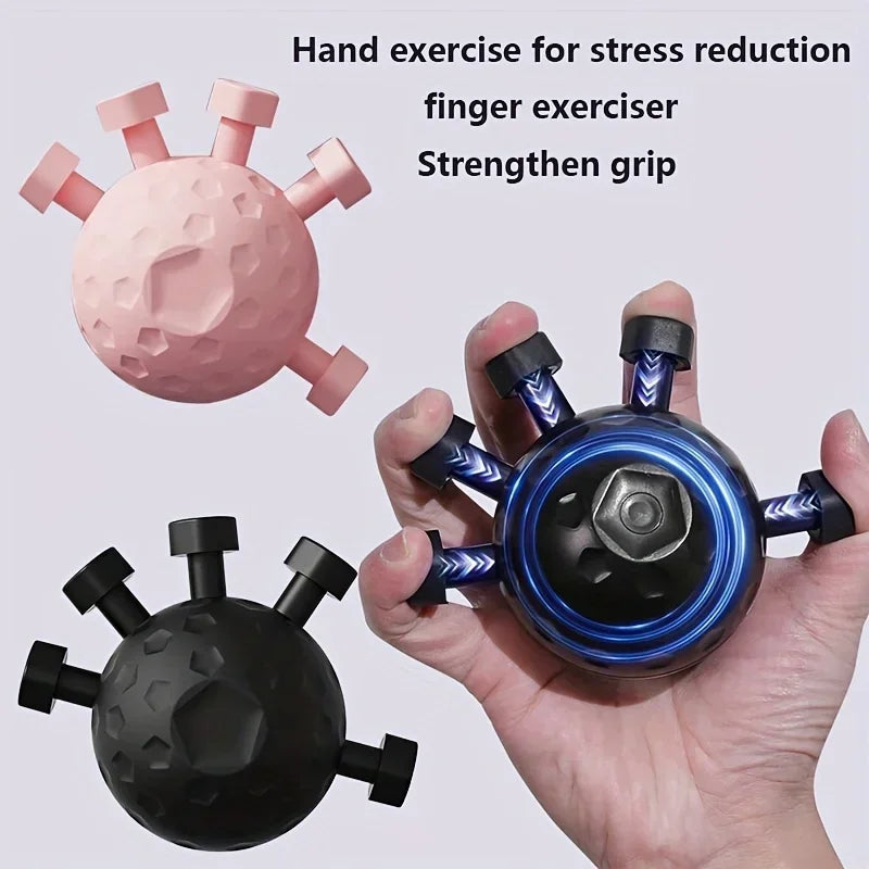 Finger Exerciser Trainer Hand Grip Strengthener Rock Climbing Finger Exerciser Trainers Gripper Exerciser Hand Strength Exercise Streetsharks