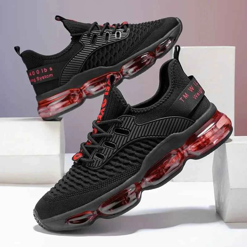Shock Absorption Running Shoes Breathable Mesh Upgraded Version Summer New Style for Teenagers Sports Sneakers Comfortable Slip-