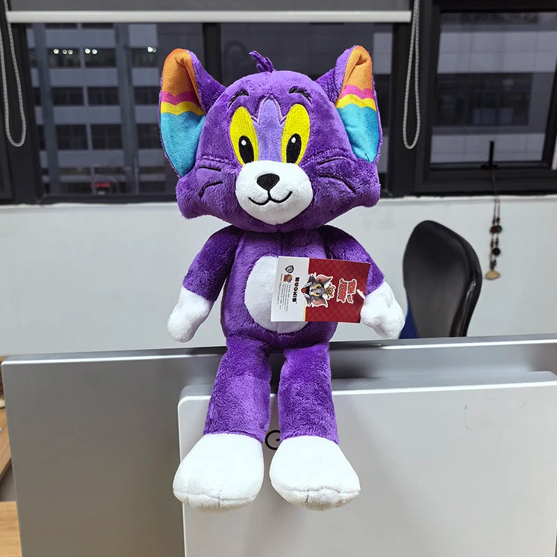 Anime Tom And Jerry Plush Toy Cartoon Movie Figures Cat Mouse Cute Plushies Stuffed Animal Doll Toys For Kids Gift Free Shipping