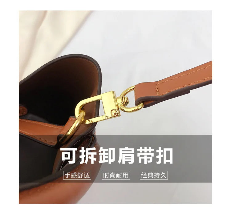 Women Luxury Classic Bucket Bag Handbag Fashion Designer Crossbody Bag Shoulder luxecrown.co.uk
