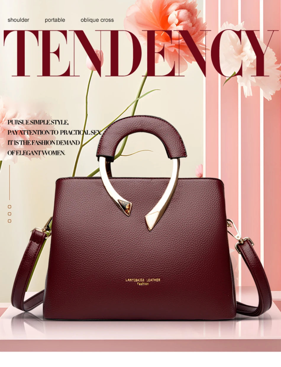 Luxury Handbags Women Bags Designer 3 Layers Soft Leather Shoulder Crossbody Sac Ladies Large Capacity Shopping Messenger Tote luxecrown.co.uk