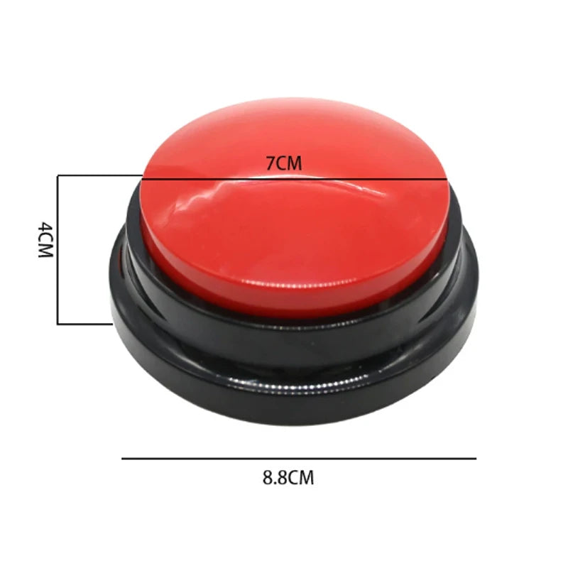 Dog Toys Funny Dog Recordable Pet Toys Talking Pet Starters Pet Speaking Buttons Portable Cute Pet Supplies luxecrown.co.uk