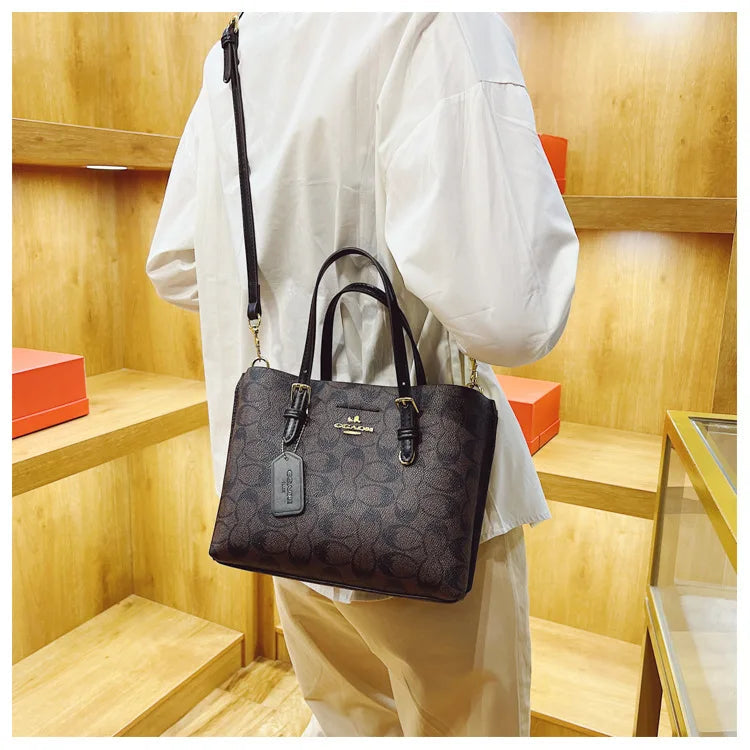 French Printed Bag 2026 New European and American Retro Luxury Fashion Casual Tote Bag Versatile Shoulder Bag Crossbody Bag luxecrown.co.uk