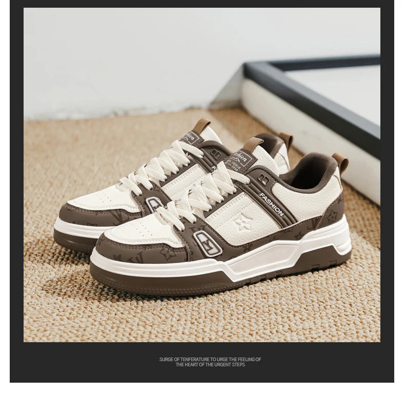 Classic Brand Designer Shoes For Men Street Style Skateboard Shoes Men Casual Sneakers Comfortable Platform Men's Sports Shoes luxecrown.co.uk