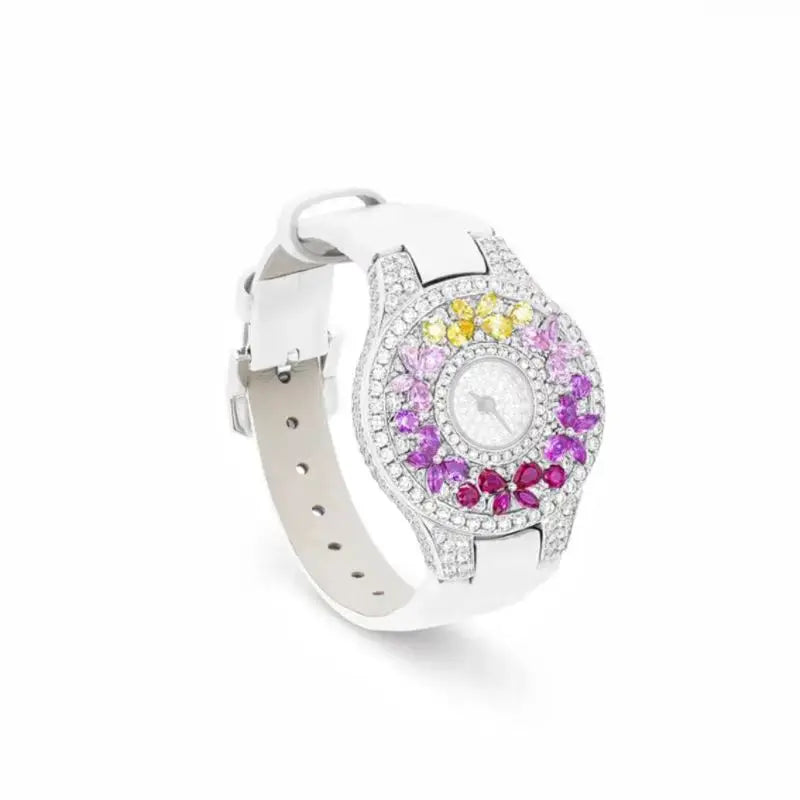 Luxury Brand Woman Watch Qualities Diamond Emerald Watches Ladies Leather Brcalaet Elegant Montre Femme watch for women luxecrown.co.uk