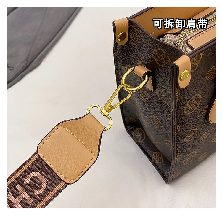 Trendy Designer Square Satchels For Women Textured Original Retro Diaper Bag Crossbody Shoulder Bag Effortlessly Stylish luxecrown.co.uk