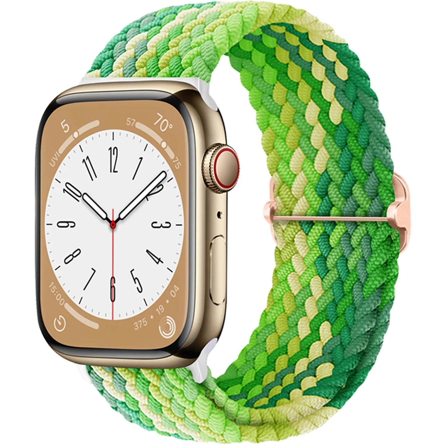 Braided Solo Loop Strap For Apple watch band 44mm 40mm 49mm 45mm 41mm Elastic Nylon bracelet iWatch series 8 3 se 6 7 Ultra 2 9 luxecrown.co.uk