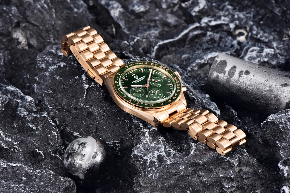 2025 New PAGANI DESIGN Moon Men's Watches Top Luxury Quartz Watch Man VK63 Chronograph Wristwatch AR Sapphire Mirror Waterproof