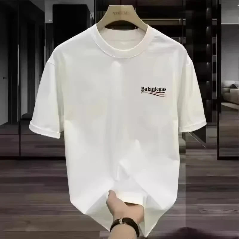 Luxury Brand Short Sleeve Tees Classic High Quality Cotton T-shirt Men Women Designer Aesthetics Tops Summer All-match Clothing Streetsharks