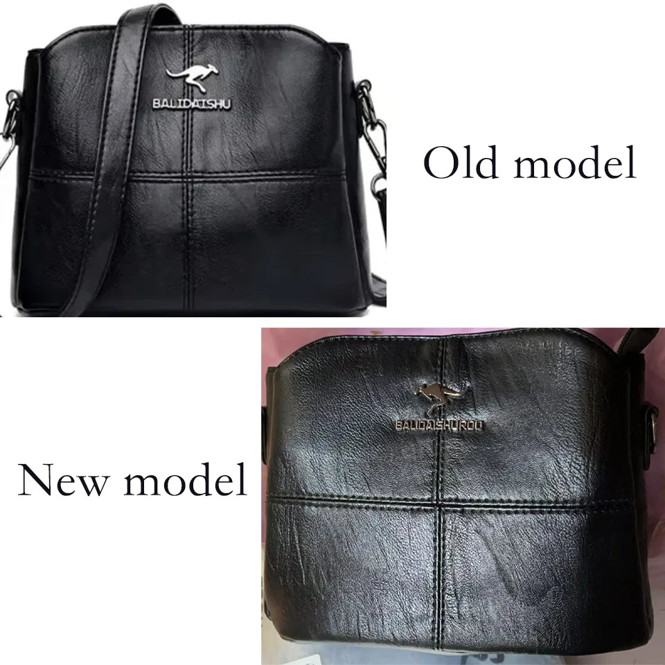 Luxury Handbag Fashion Print Large Capacity Soft Leather Women Shoulder Crossbody Bag Leisure Designer Ladies Purses and Handbag luxecrown.co.uk