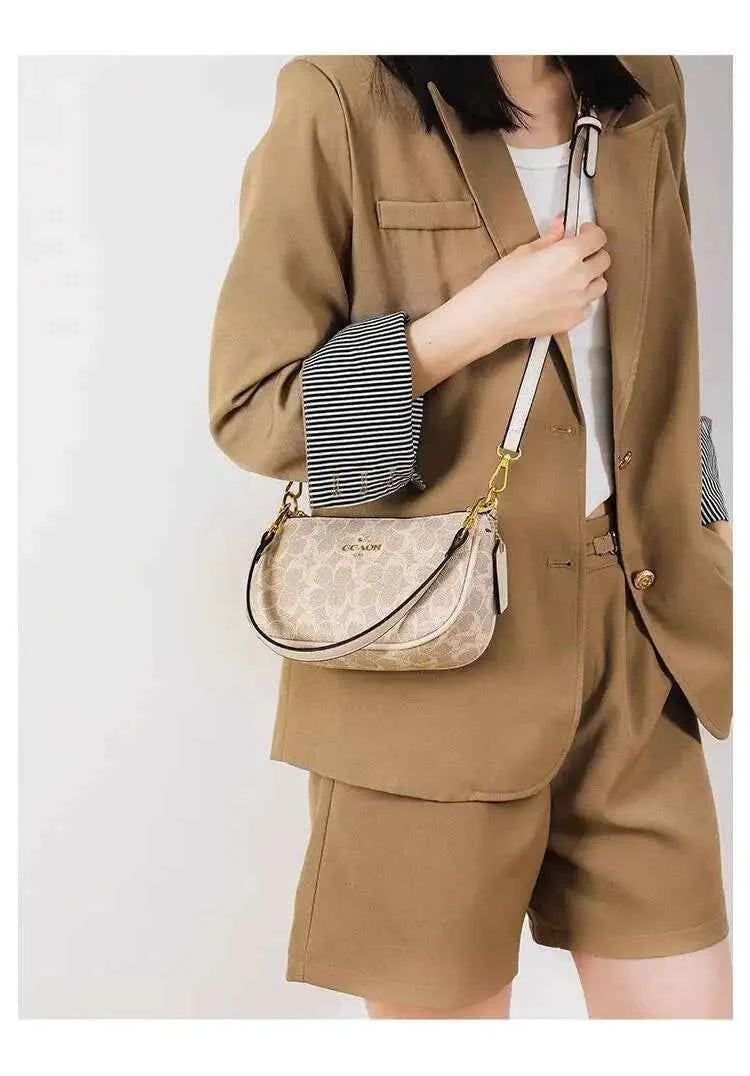 Elegant Women's Underarm Bag Hot Popular Ladies Shoulder Bag PU Leather Luxury Handbag Ladies Bag Designer Crossbody Bag