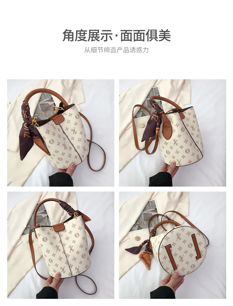 Women Luxury Classic Bucket Bag Handbag Fashion Designer Crossbody Bag Shoulder luxecrown.co.uk