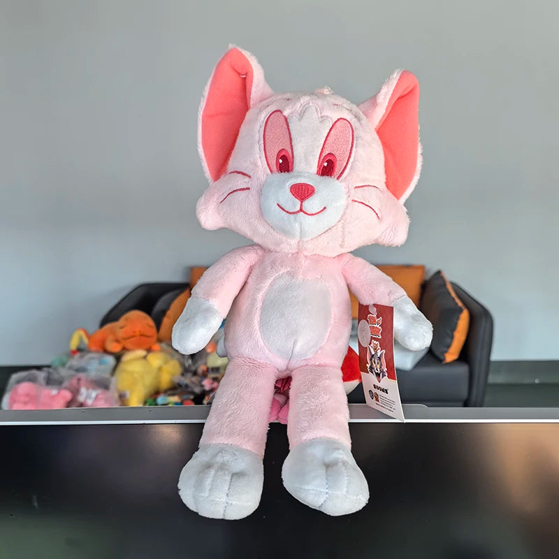 Anime Tom And Jerry Plush Toy Cartoon Movie Figures Cat Mouse Cute Plushies Stuffed Animal Doll Toys For Kids Gift Free Shipping