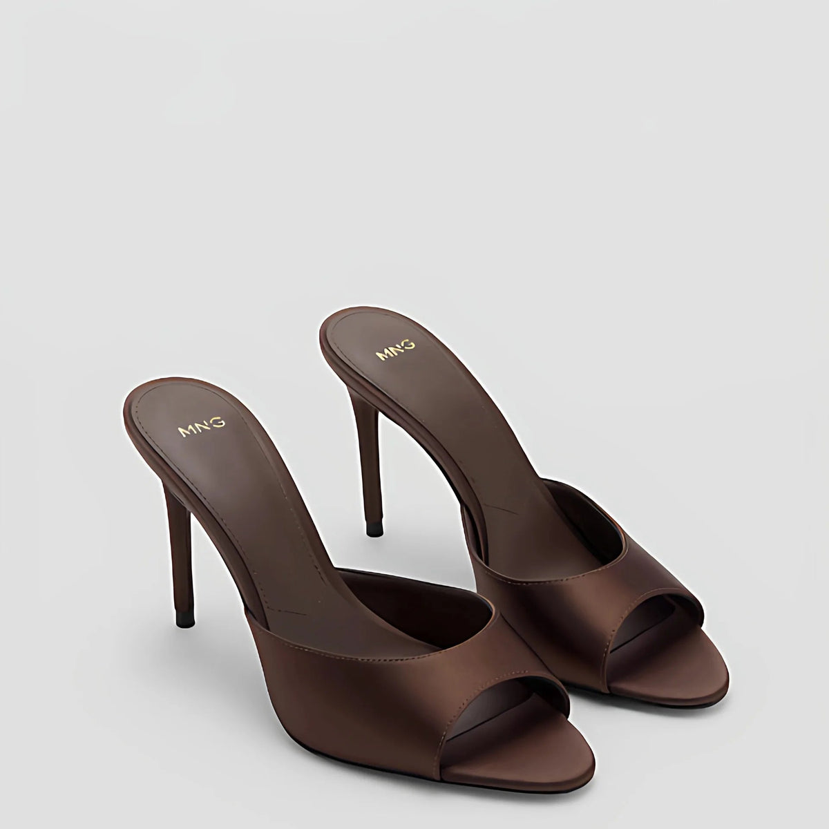 2026 Summer New Women's High Thin Heels Pointed Toes Fashion Slippers Elegant Satin Shoes Sexy Peep Toe Stiletto Sandals Pumps luxecrown.co.uk