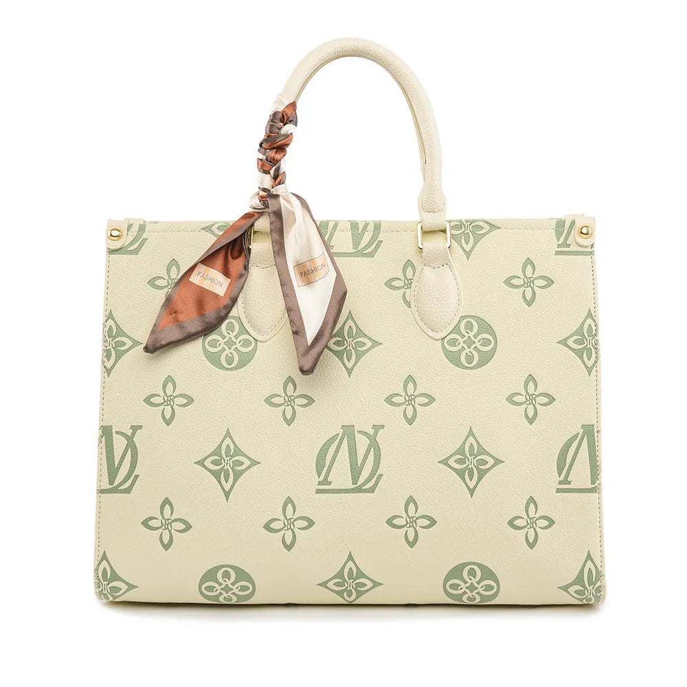 Fashionable Large Capacity Tote Bag 2025 New Style Simple Urban PU Ladies Handbag Commuter Daily Use Contrast Color Embossed luxecrown.co.uk