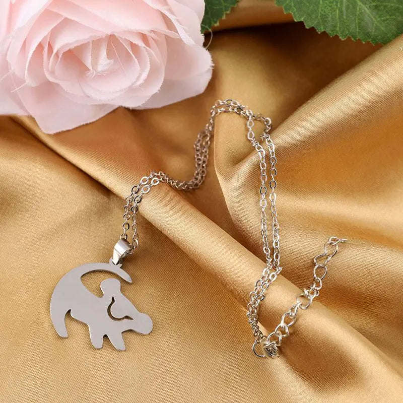 Simple Sweet Color Lion King Pendant Necklace Best Birthday Gift Women Jewelry Streetsharks