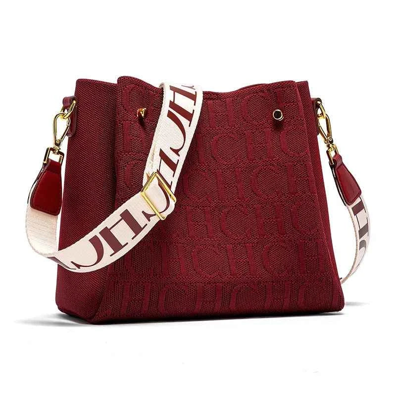 CH Crossbody Elegant Design Sense Letters Drawstring Design Brand Women's Bag Fashion Casual Hundred Women's Bag Crossbody