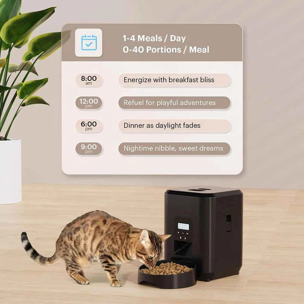 Smart Pet Feeder Automatic Cat Feeder Dog Slow Food Machine With Timed Quantitative Automatic Cat Food Dispenser Cat Dog Bowl luxecrown.co.uk