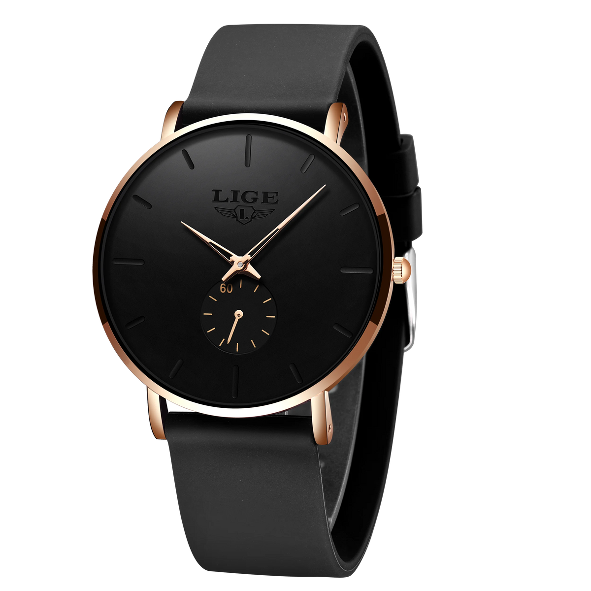 LIGE New Fashion Mens Watches Top Brand Luxury Sport Waterproof Simple Ultra-Thin Watches Men Quartz Clock Relogio Masculino+Box luxecrown.co.uk