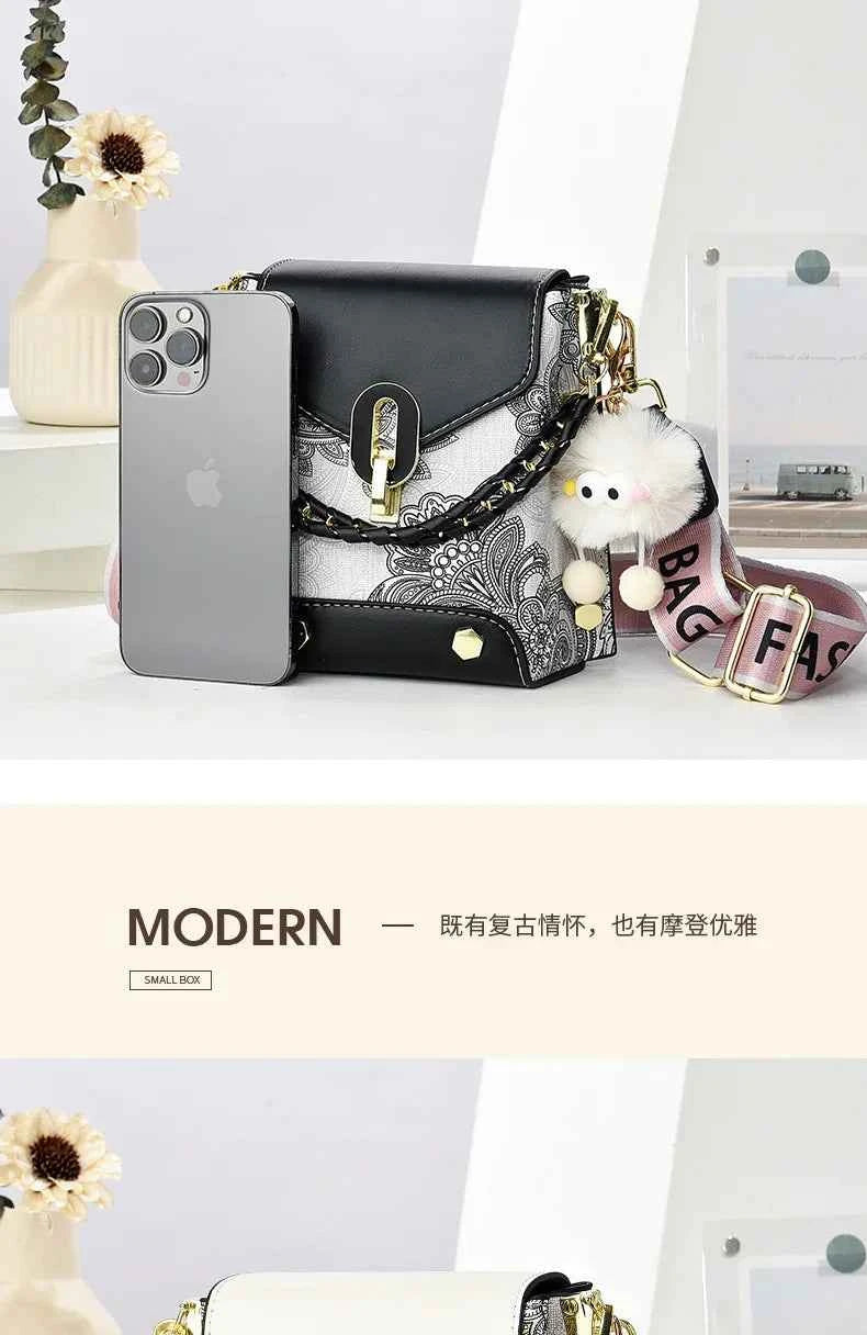 Fashionable New Women'S Mobile Phone Bag High-Quality Casual Shoulder Crossbody Bag Hot Selling Niche Designer Small Square Bag