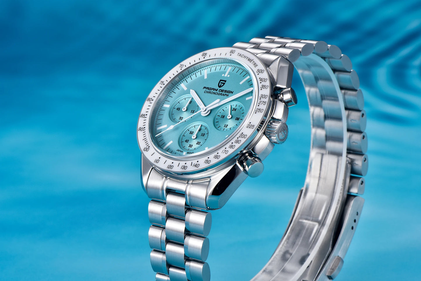 2025 New PAGANI DESIGN Moon Men's Watches Top Luxury Quartz Watch Man VK63 Chronograph Wristwatch AR Sapphire Mirror Waterproof