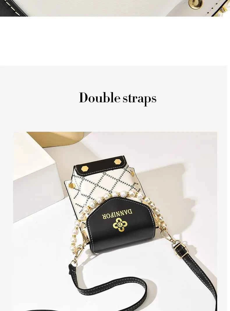 New Autumn PU Leather Women's Handbag Cell Phone Wallet Fashion Portable Shoulder Bag Hundred Simple Mini Small Bag Bolso Mujer