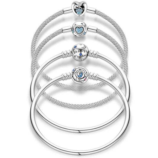 New 925 sterling silver fashion star track love cat claw star charm beads Fit Brand original bracelet DIY fine jewelry gifts Streetsharks