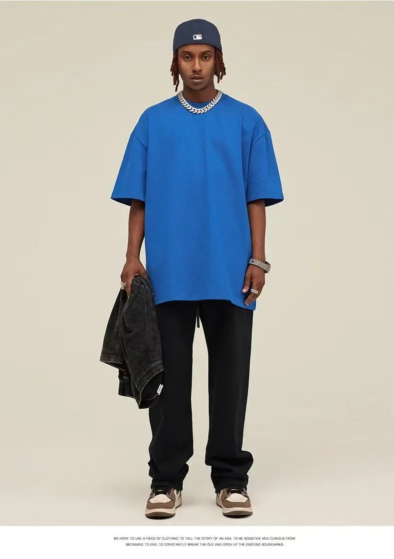 Hot Selling Loose and Comfortable Cotton T-shirts  Luxurious and Fashionable for Both Men and Women in Summer Streetsharks