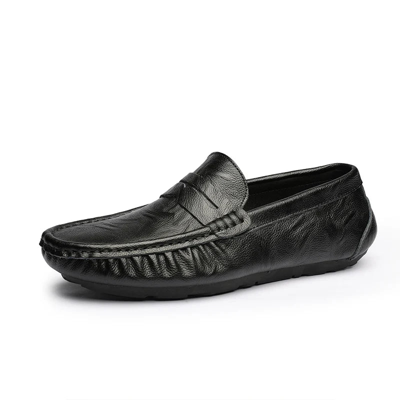 100% Top-Grain Loafers with Elegant Design for Business and Casual Settings  Men’s Stylish Fashionable Slip-On Design luxecrown.co.uk