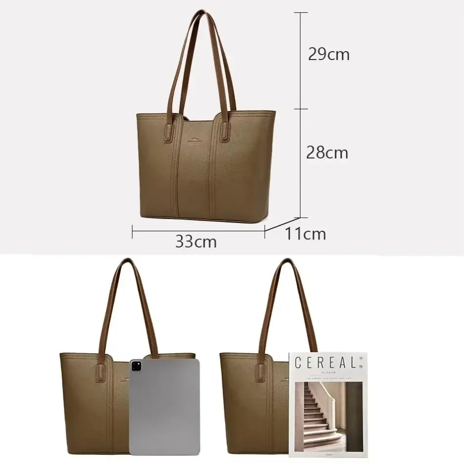 Luxury Handbag Fashion Print Large Capacity Soft Leather Women Shoulder Crossbody Bag Leisure Designer Ladies Purses and Handbag luxecrown.co.uk