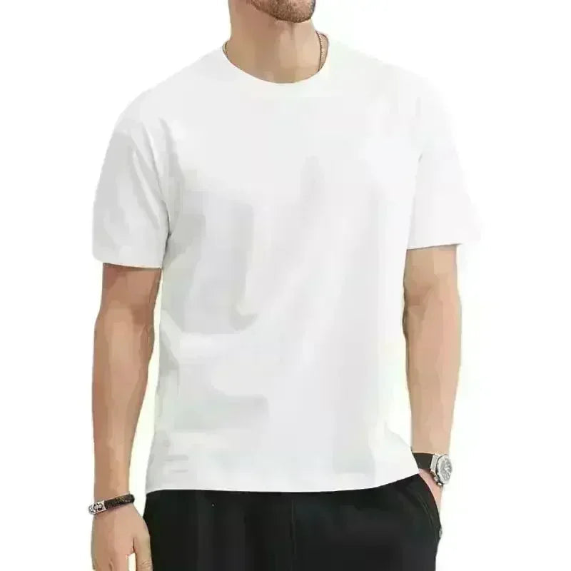 100% pure cotton men's luxurious brand letter print T-shirt, short-sleeved T-shirt, high-quality men's clothing, streetwear luxecrown.co.uk