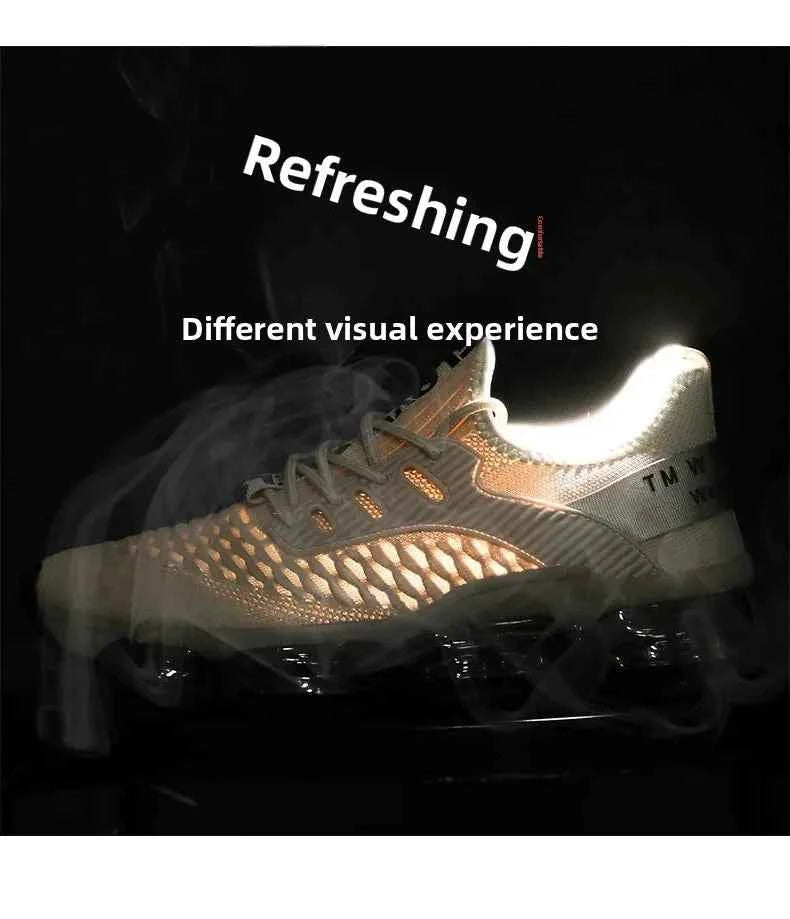 Shock Absorption Running Shoes Breathable Mesh Upgraded Version Summer New Style for Teenagers Sports Sneakers Comfortable Slip-