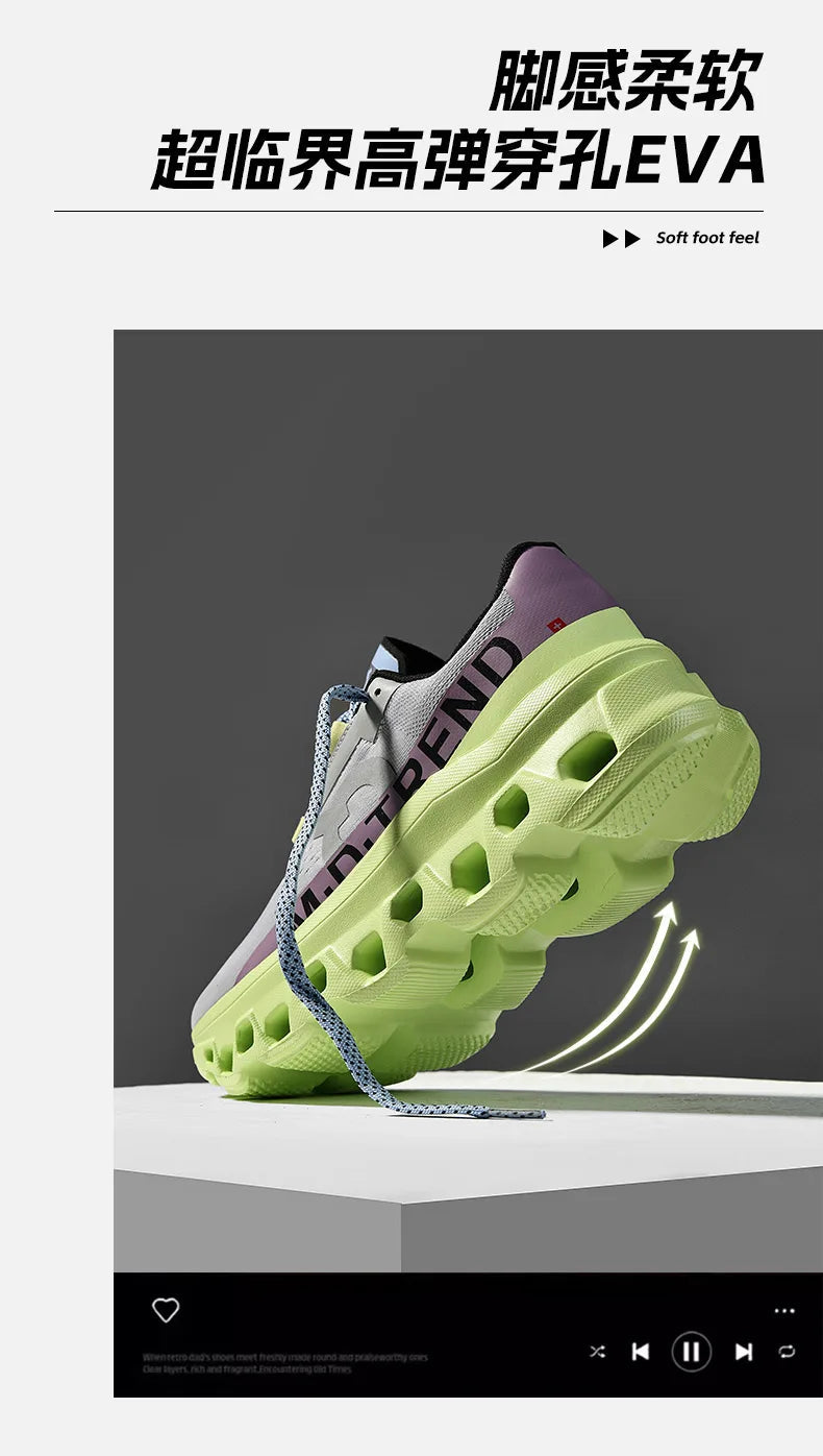 2026 Air Cushion Running Shoes Jogging Marathon Men Sports Breathable Lightweight Women's Comfortable Nonskid Leisure Sneakers luxecrown.co.uk