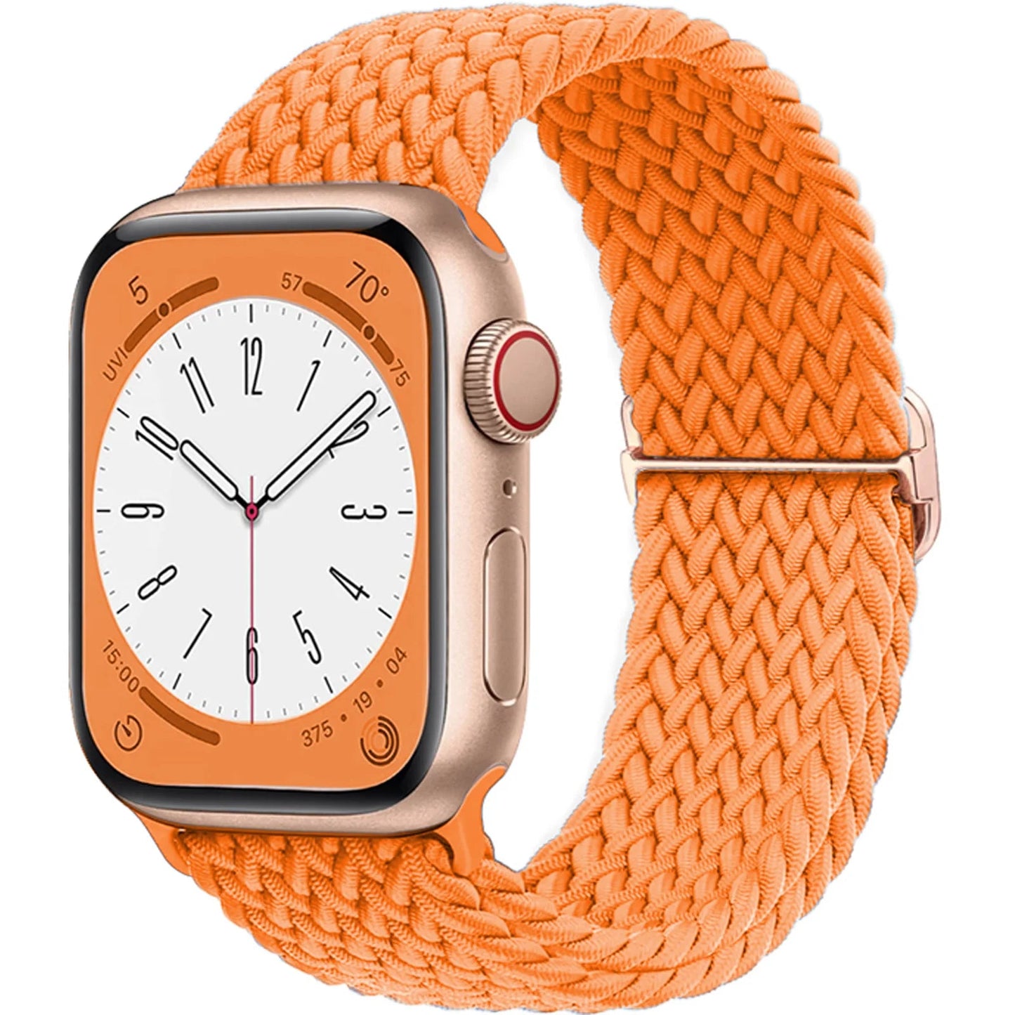 Braided Solo Loop Strap For Apple watch band 44mm 40mm 49mm 45mm 41mm Elastic Nylon bracelet iWatch series 8 3 se 6 7 Ultra 2 9 luxecrown.co.uk