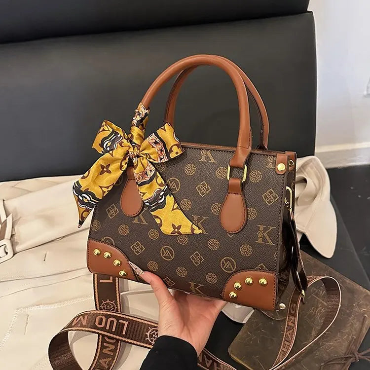 Trendy Designer Square Satchels For Women Textured Original Retro Diaper Bag Crossbody Shoulder Bag Effortlessly Stylish luxecrown.co.uk