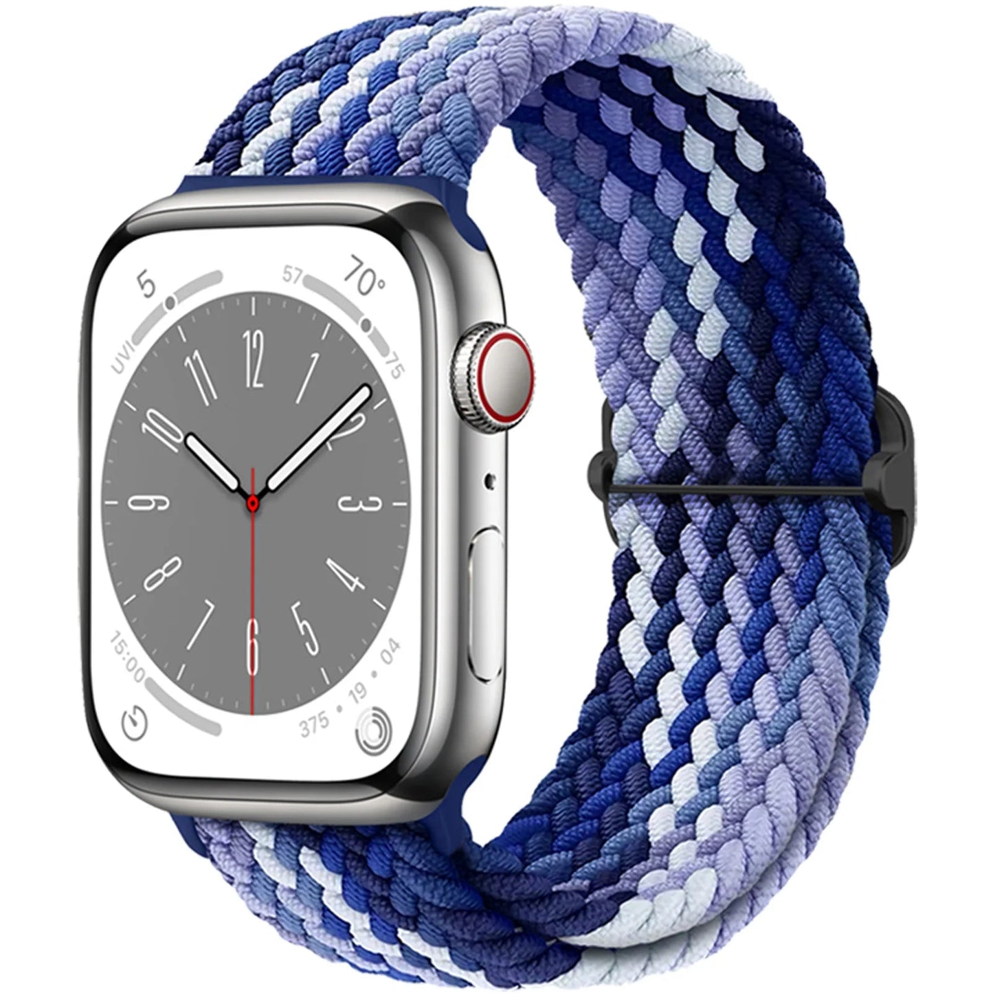 Braided Solo Loop Strap For Apple watch band 44mm 40mm 49mm 45mm 41mm Elastic Nylon bracelet iWatch series 8 3 se 6 7 Ultra 2 9 luxecrown.co.uk