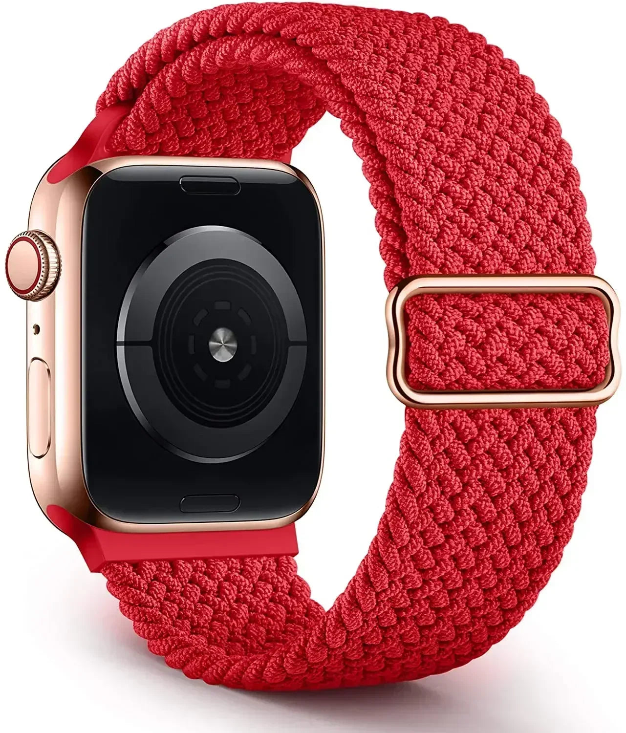 Braided Loop Strap For Apple Watch Band 42/46mm 45/41mm 38/40mm 44mm 49mm Nylon Solo Bracelet iWatch series 10 9 se 8 7 6 Ultra2 luxecrown.co.uk
