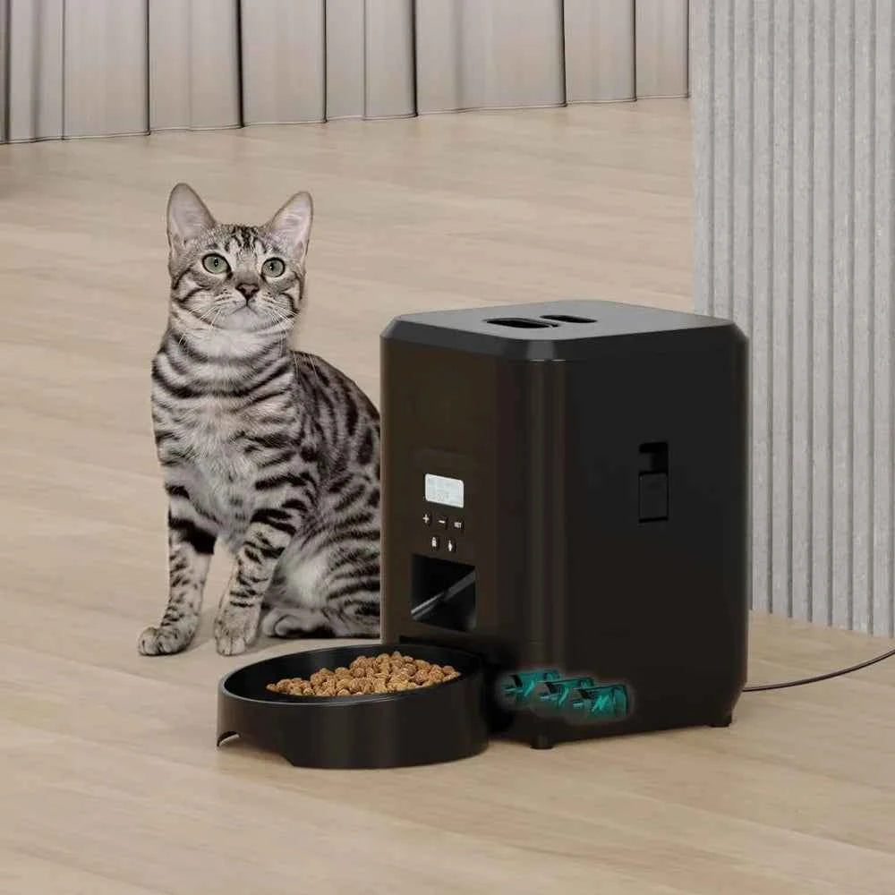 Smart Pet Feeder Automatic Cat Feeder Dog Slow Food Machine With Timed Quantitative Automatic Cat Food Dispenser Cat Dog Bowl luxecrown.co.uk