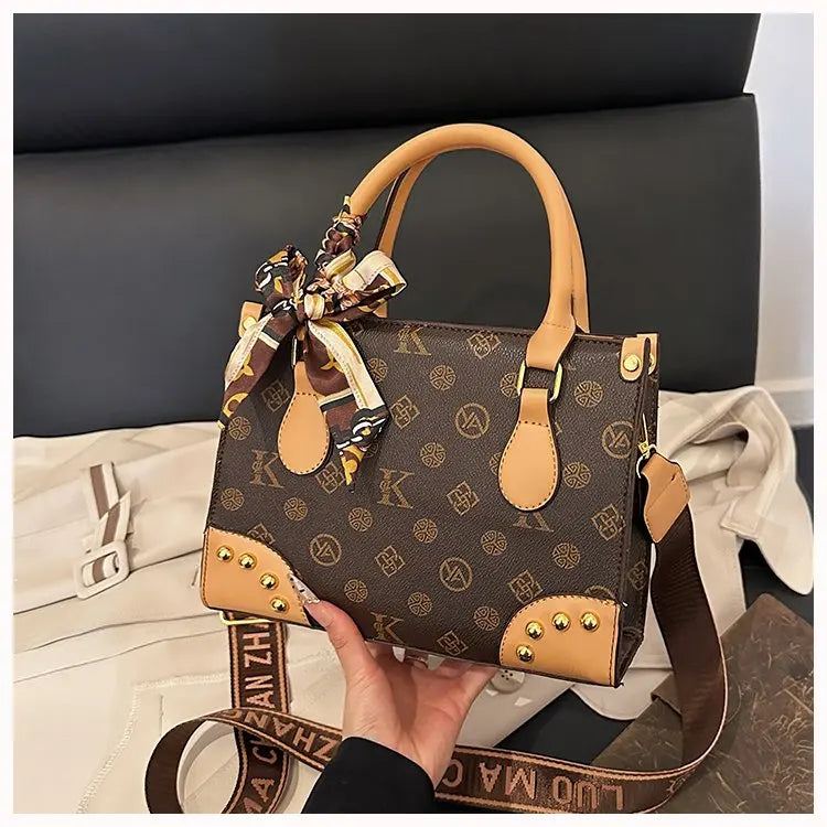Trendy Designer Square Satchels For Women Textured Original Retro Diaper Bag Crossbody Shoulder Bag Effortlessly Stylish luxecrown.co.uk