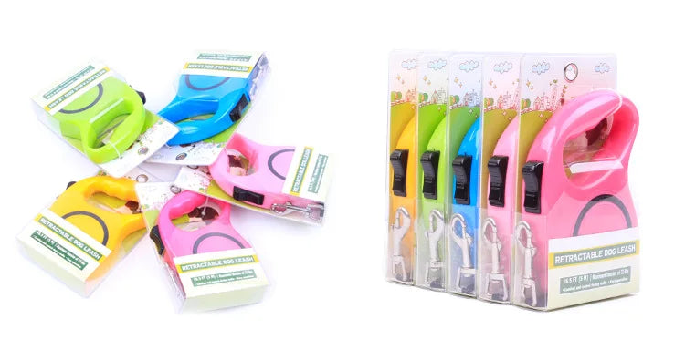 Dog automatic retractable leash with VIP teddy dog chain, dog walking rope, cat rope, cat chain, dog leash luxecrown.co.uk
