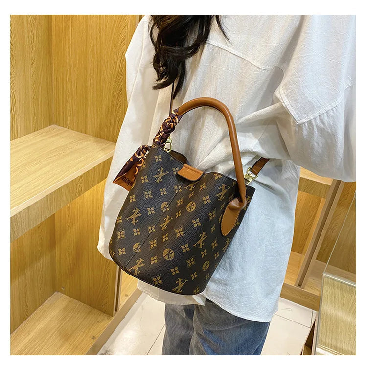 Advanced fashion bag for women 2025 new casual women's bag, large capacity bucket bag, shoulder bag, diagonal cross bag luxecrown.co.uk