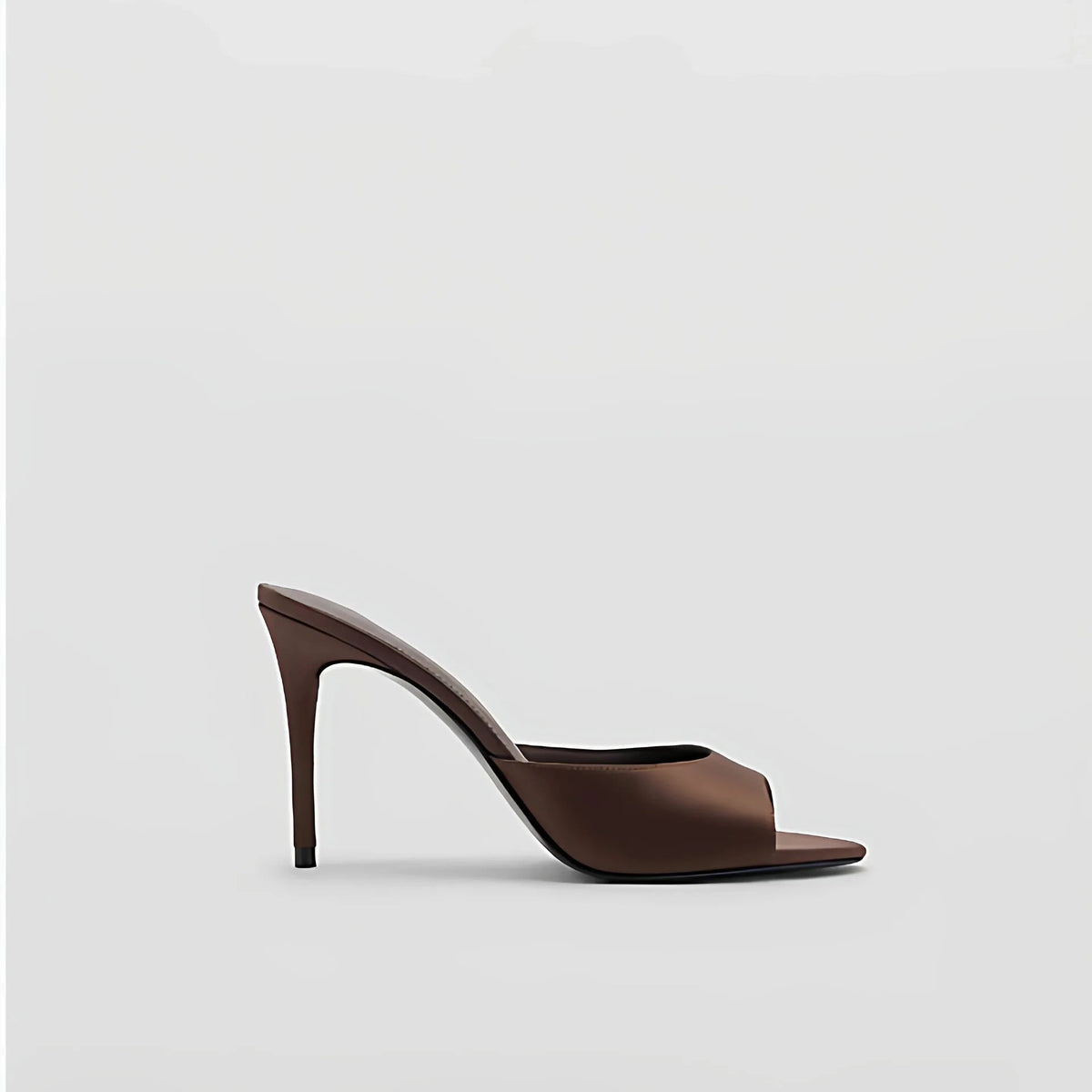 2026 Summer New Women's High Thin Heels Pointed Toes Fashion Slippers Elegant Satin Shoes Sexy Peep Toe Stiletto Sandals Pumps luxecrown.co.uk
