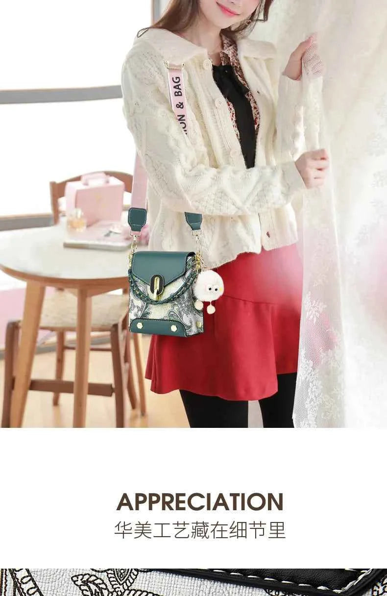 Fashionable New Women'S Mobile Phone Bag High-Quality Casual Shoulder Crossbody Bag Hot Selling Niche Designer Small Square Bag