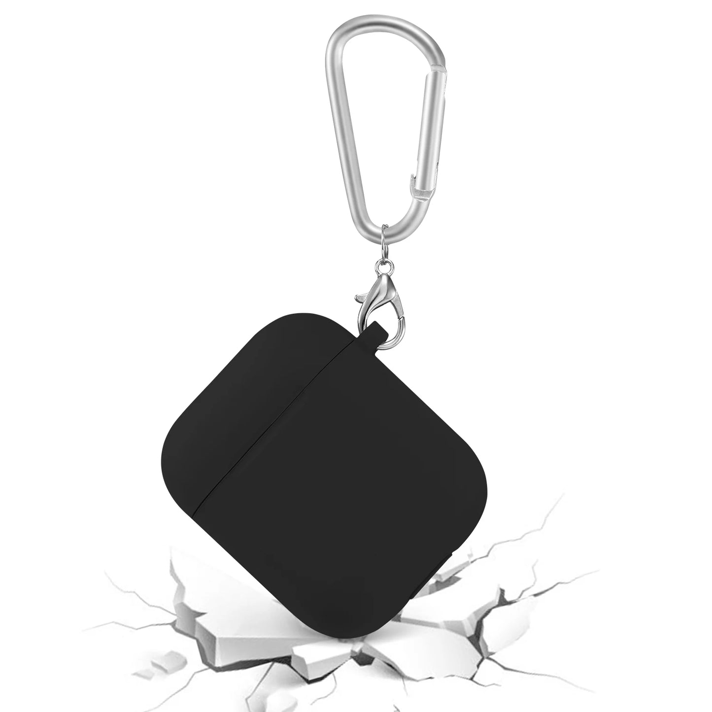 AirPods 2nd Generation Case Cover – Silicone Protective Cover with Keychain