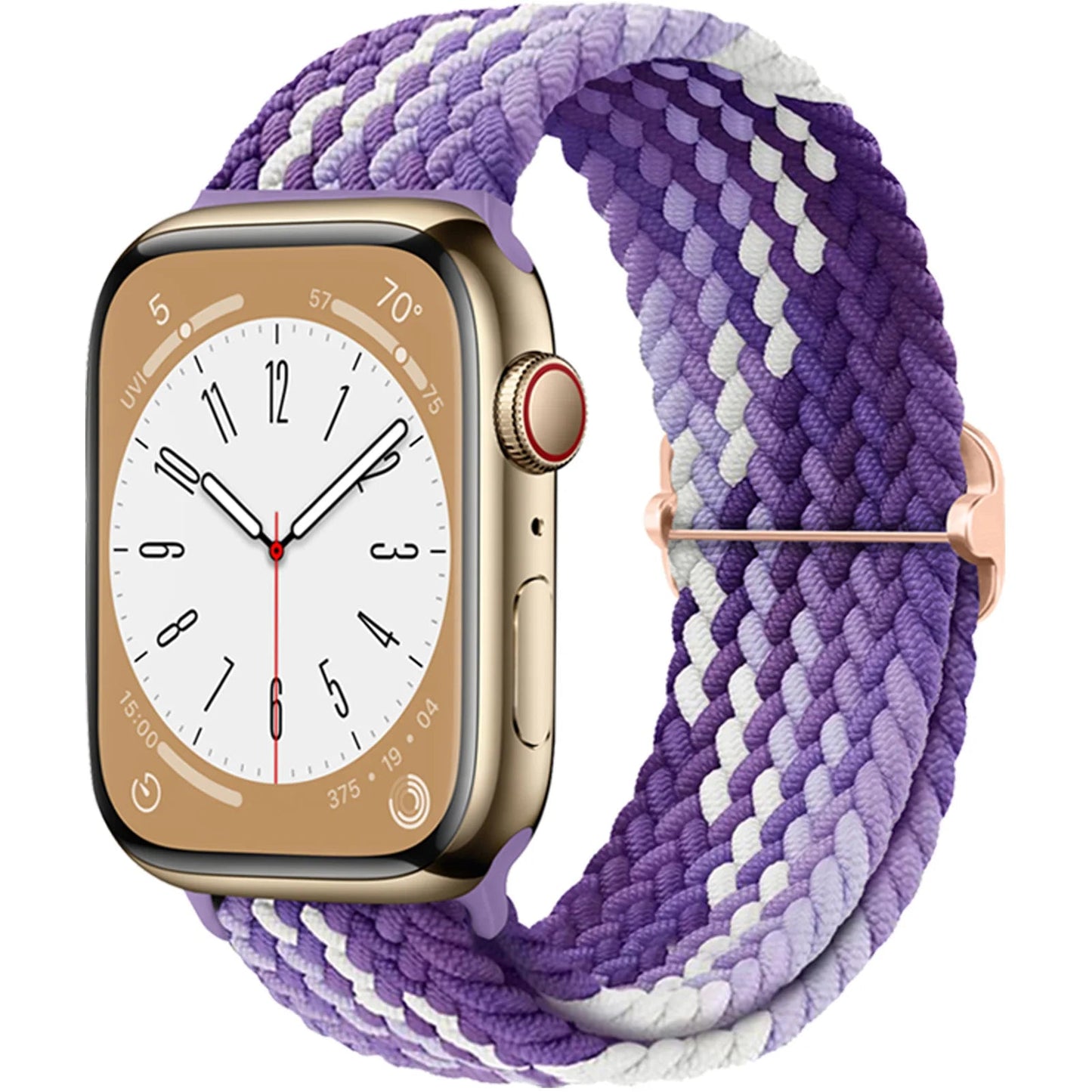 Braided Solo Loop Strap For Apple watch band 44mm 40mm 49mm 45mm 41mm Elastic Nylon bracelet iWatch series 8 3 se 6 7 Ultra 2 9 luxecrown.co.uk
